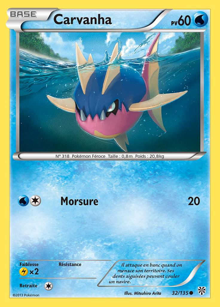 Carvanha 032/135 — Tempête Plasma