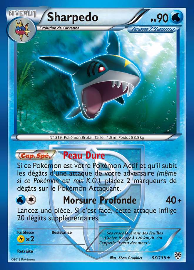 Sharpedo 033/135 — Tempête Plasma
