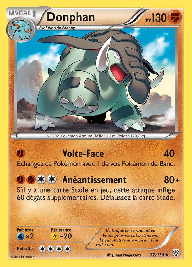 Donphan 072/135 — Tempête Plasma