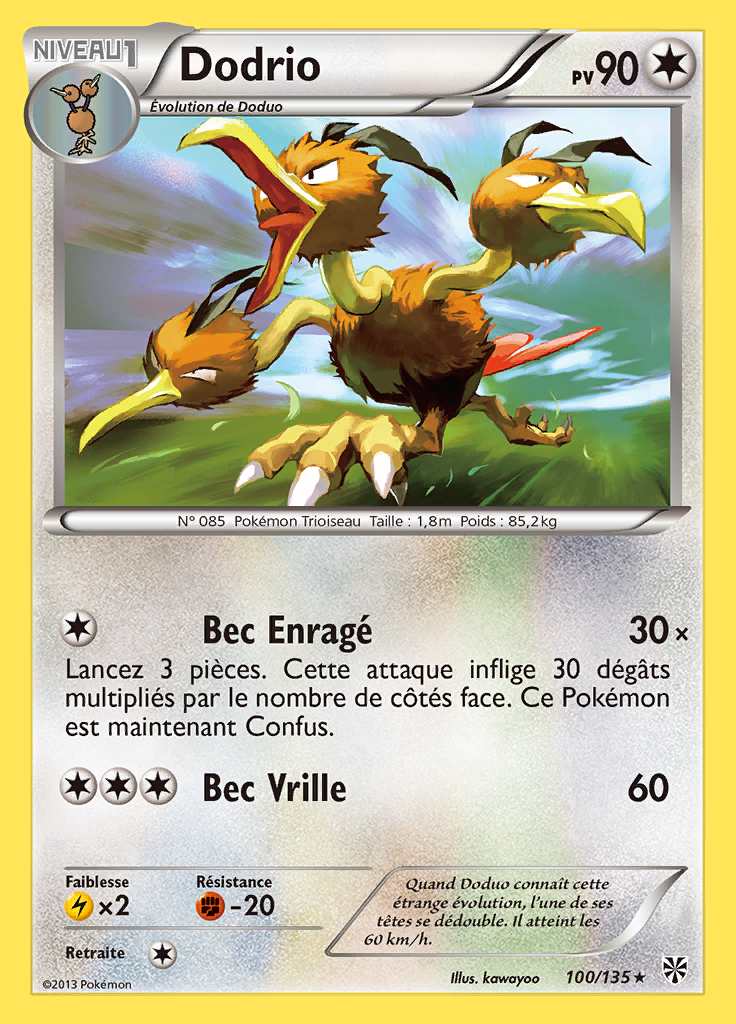 Dodrio 100/135 — Tempête Plasma