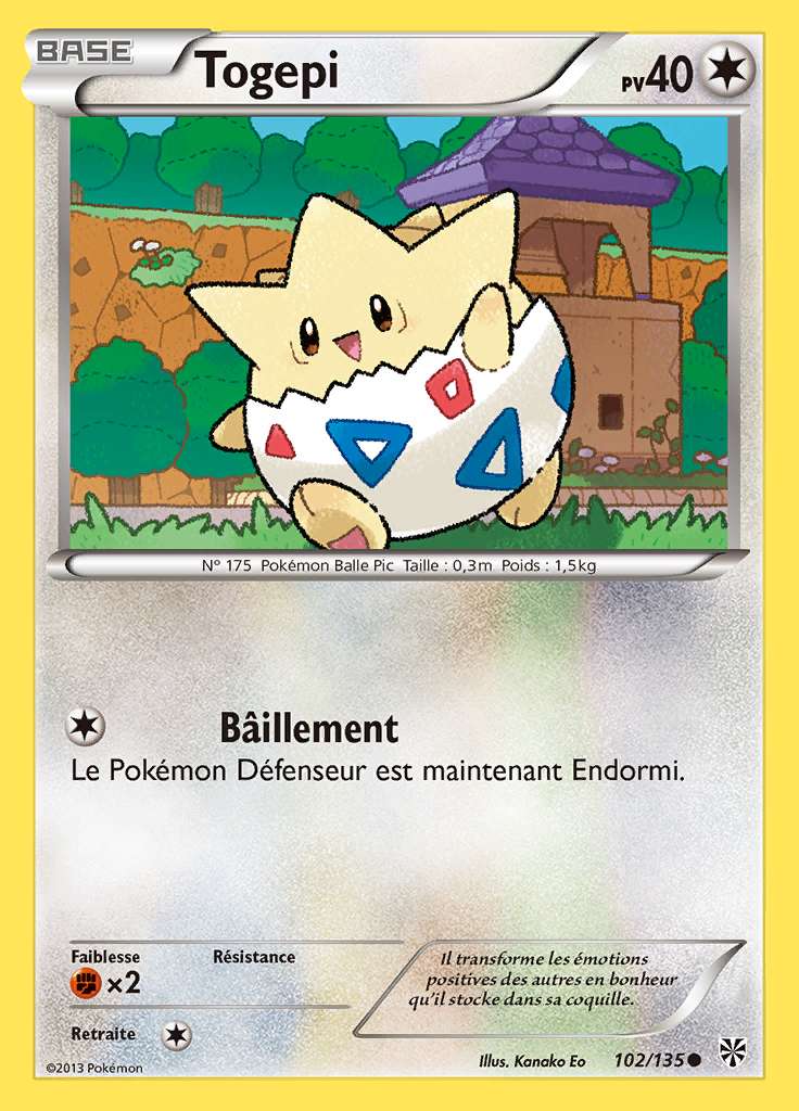Togepi 102/135 — Tempête Plasma