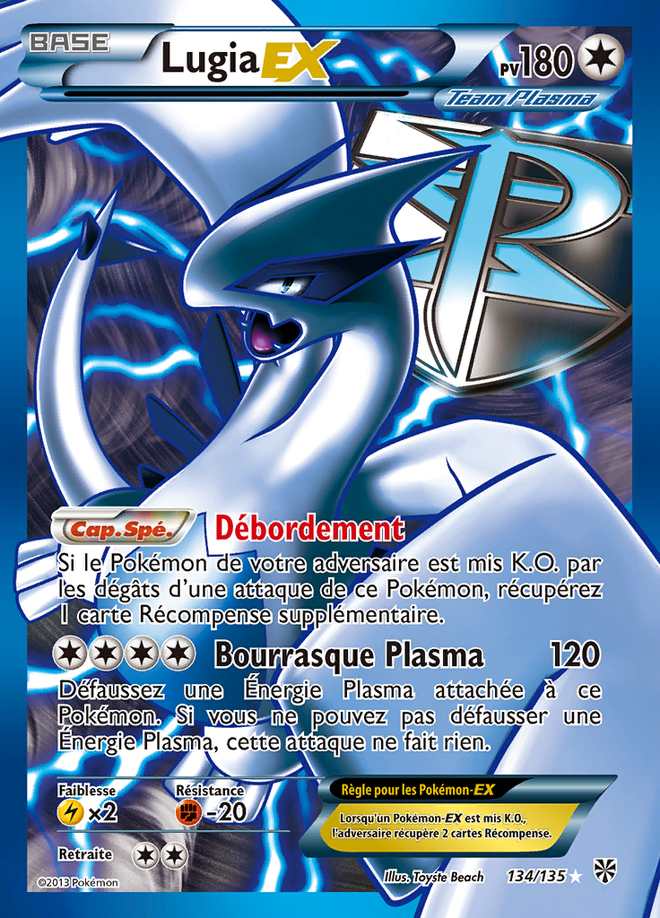 Lugia-EX 134/135 — Tempête Plasma