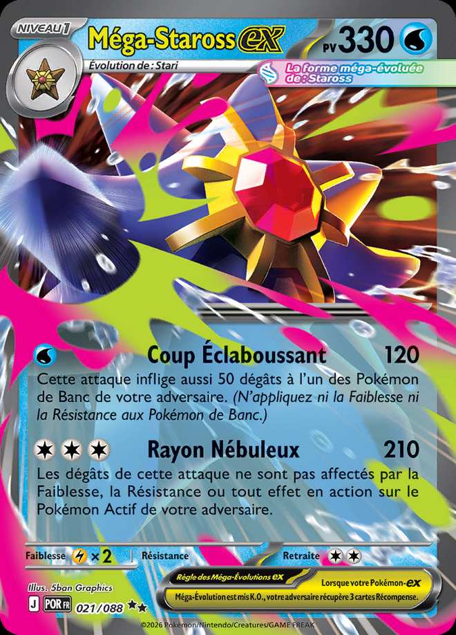 Méga-Staross-ex 021/088 — Équilibre Parfait