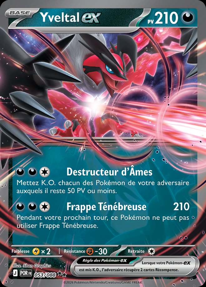 Yveltal-ex 053/088 — Équilibre Parfait