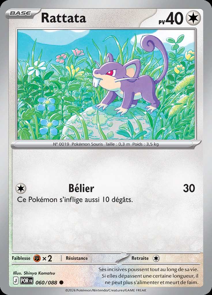 Rattata 060/088 — Équilibre Parfait