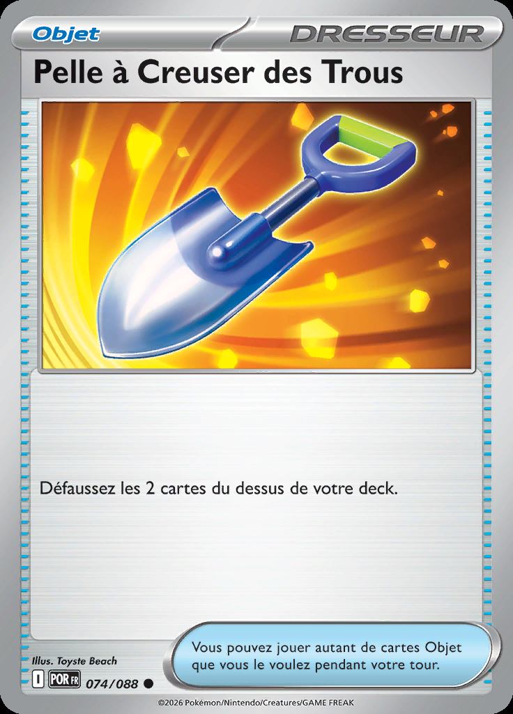 Pelle à Creuser des Trous 074/088 — Équilibre Parfait