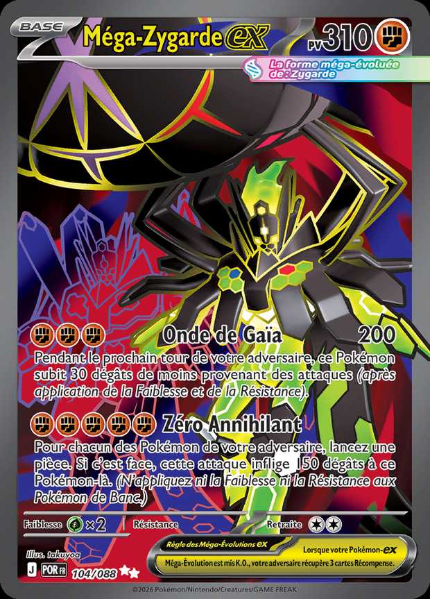 Méga-Zygarde-ex 104/088 — Équilibre Parfait