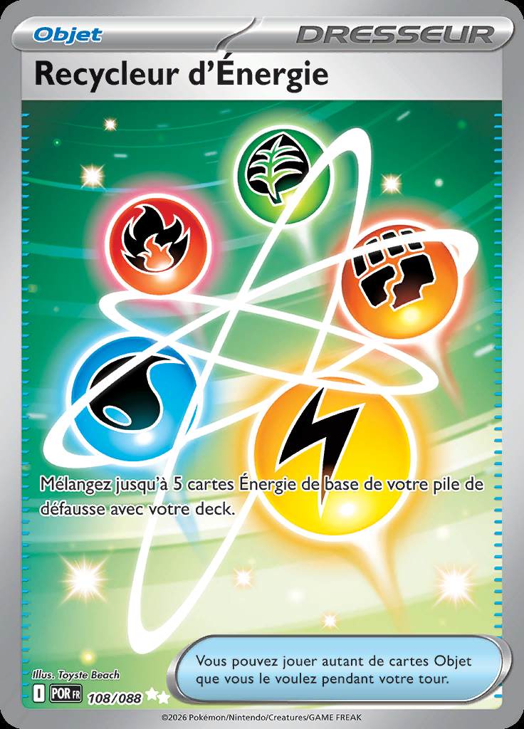 Recycleur d'Énergie 108/088 — Équilibre Parfait