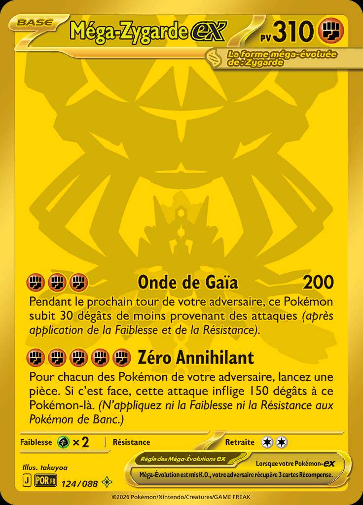 Méga-Zygarde-ex 124/088 — Équilibre Parfait