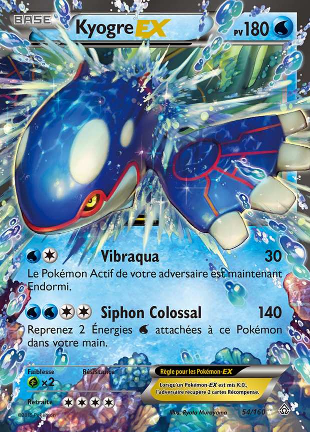Kyogre-EX 054/160 — Primo-Choc