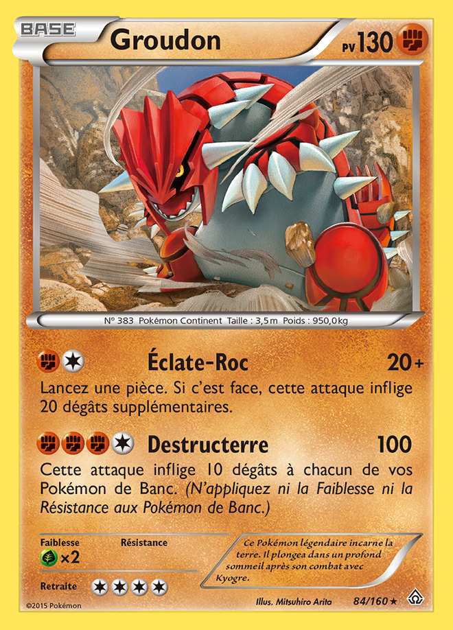 Groudon 084/160 — Primo-Choc