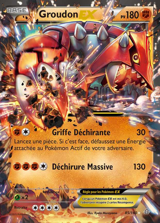 Groudon-EX 085/160 — Primo-Choc