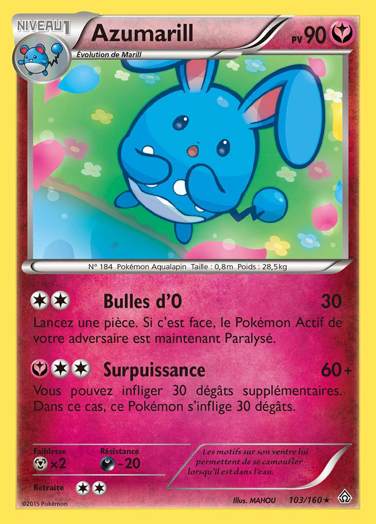Azumarill 103/160 — Primo-Choc