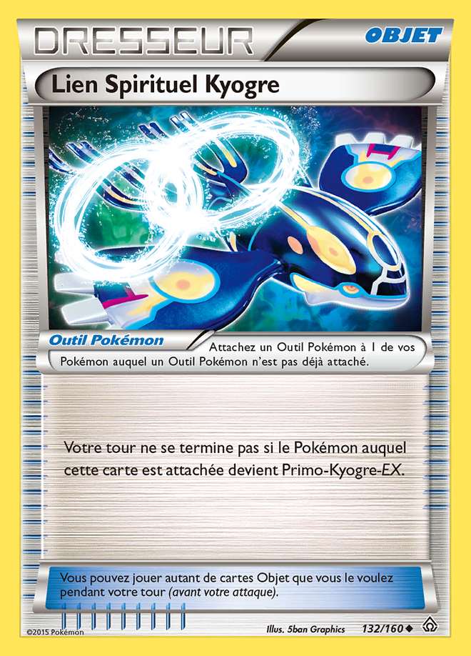 Lien Spirituel Kyogre 132/160 — Primo-Choc
