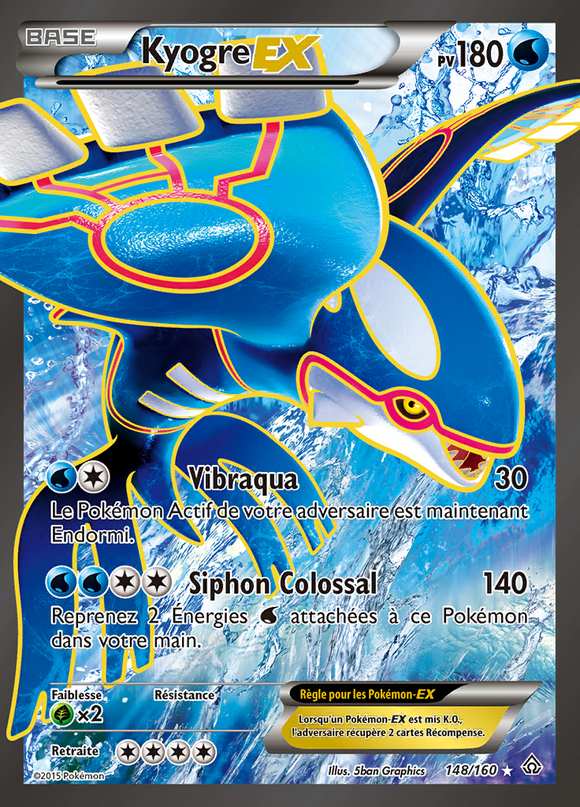 Kyogre-EX 148/160 — Primo-Choc