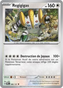 Regigigas 086/131 — Évolutions Prismatiques