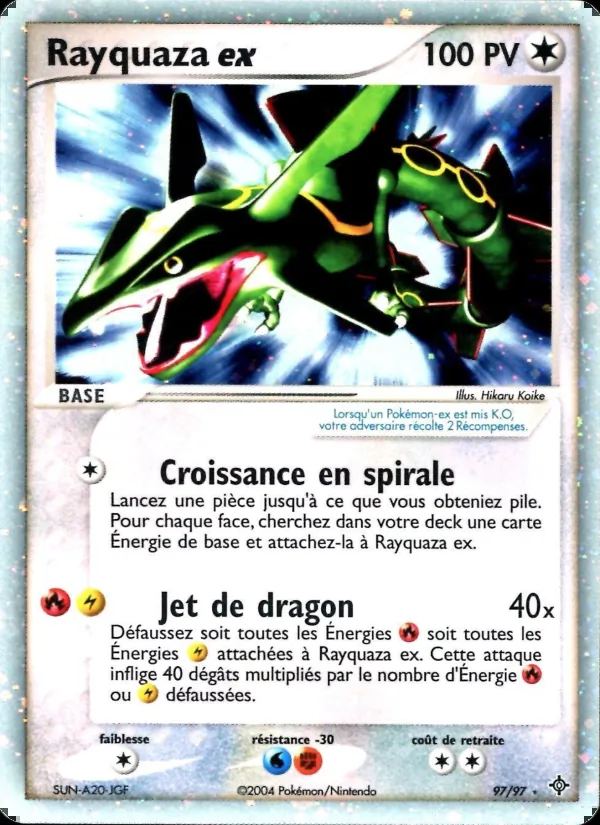 Rayquaza ex — 97/97 — EX Dragon · FR