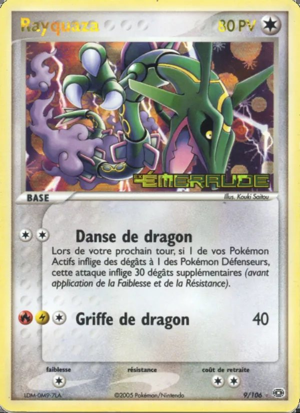 Rayquaza — 9/106 — EX Émeraude · FR