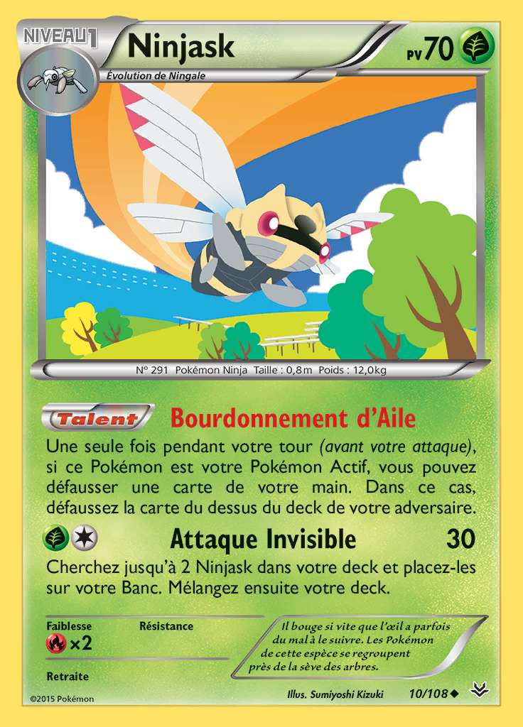 Ninjask 010/108 — Ciel Rugissant