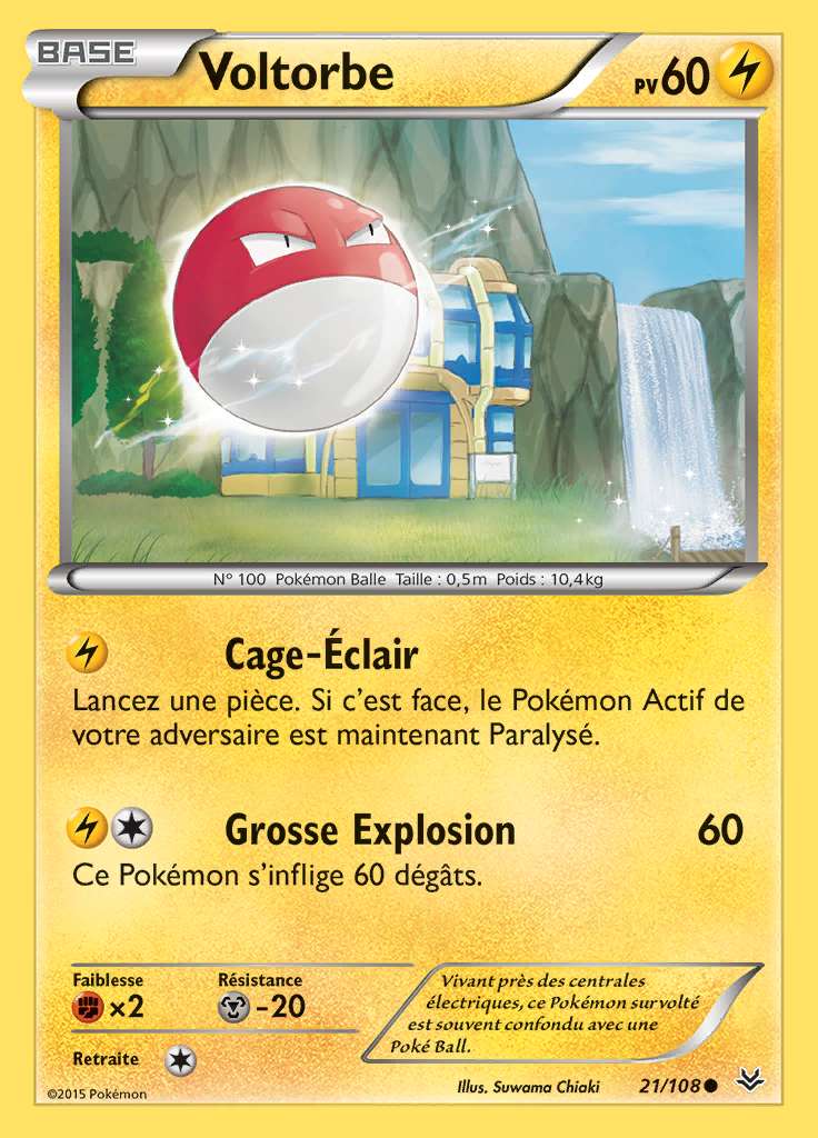 Voltorbe 021/108 — Ciel Rugissant