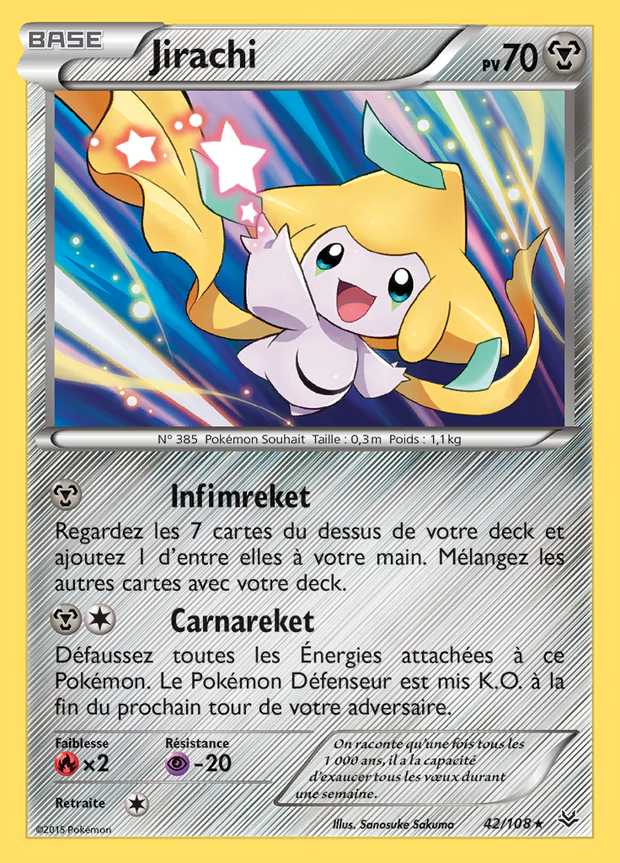 Jirachi 042/108 — Ciel Rugissant
