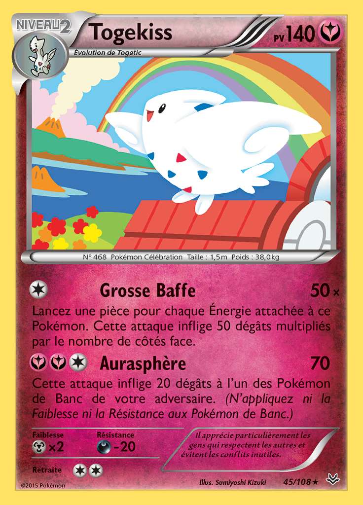 Togekiss 045/108 — Ciel Rugissant