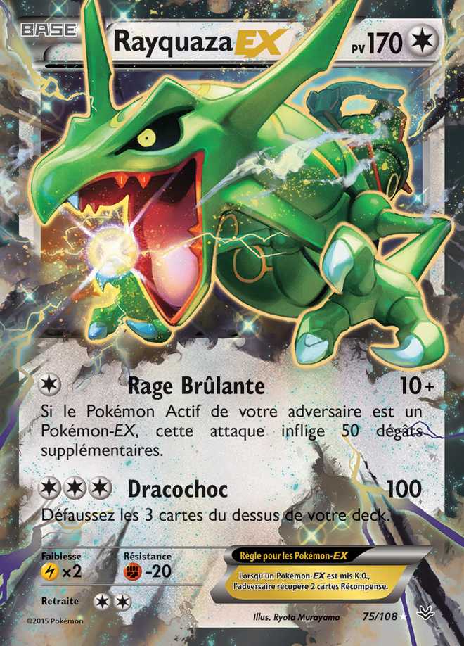 Rayquaza-EX 075/108 — Ciel Rugissant