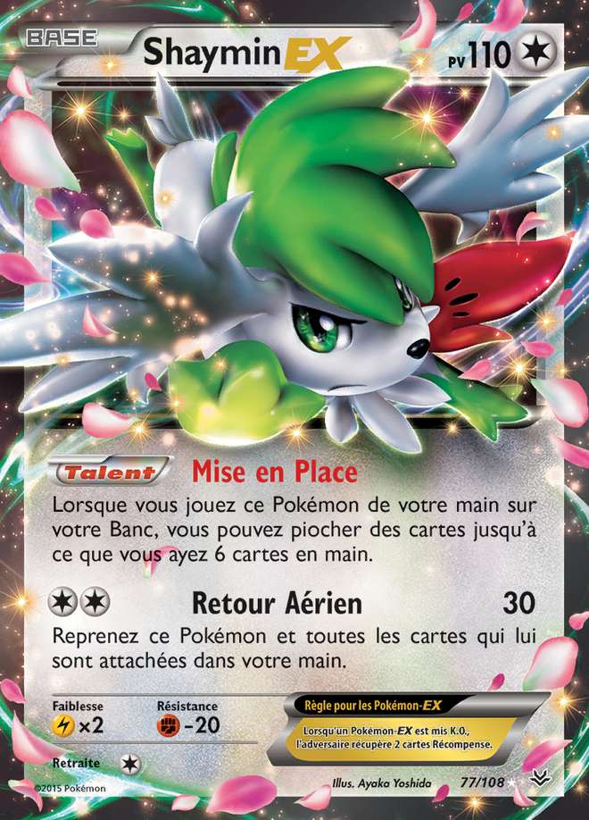 Shaymin-EX 077/108 — Ciel Rugissant