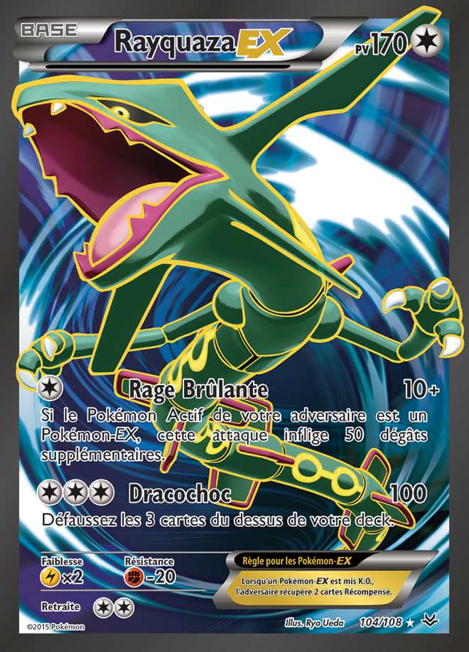 Rayquaza-EX — 104/108 — Ciel Rugissant · FR