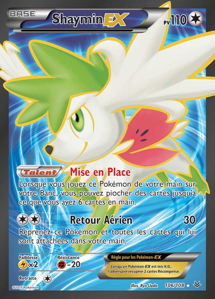 Shaymin-EX 106/108 — Ciel Rugissant