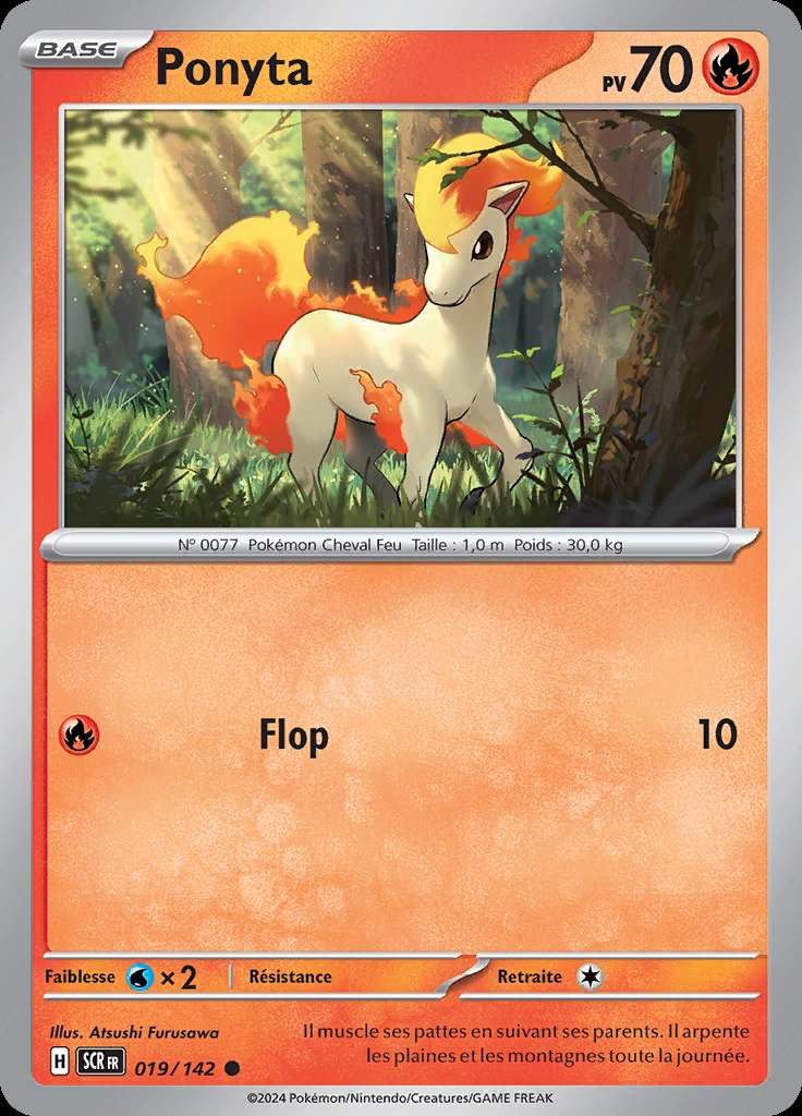 Ponyta 019/142 — Couronne Stellaire