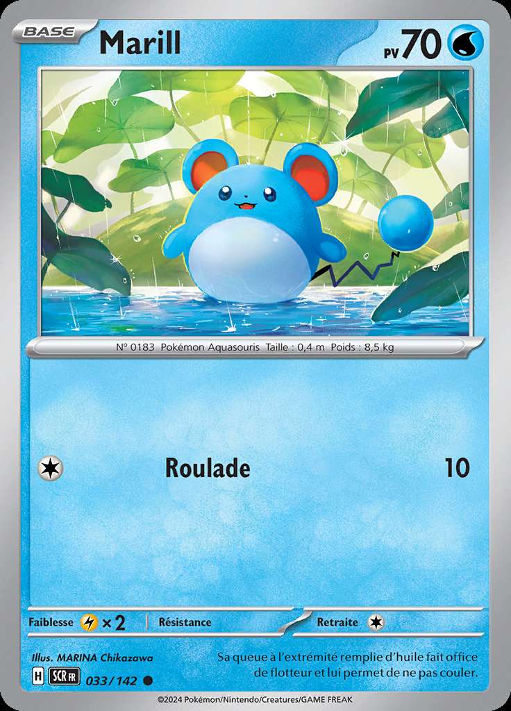 Marill 033/142 — Couronne Stellaire