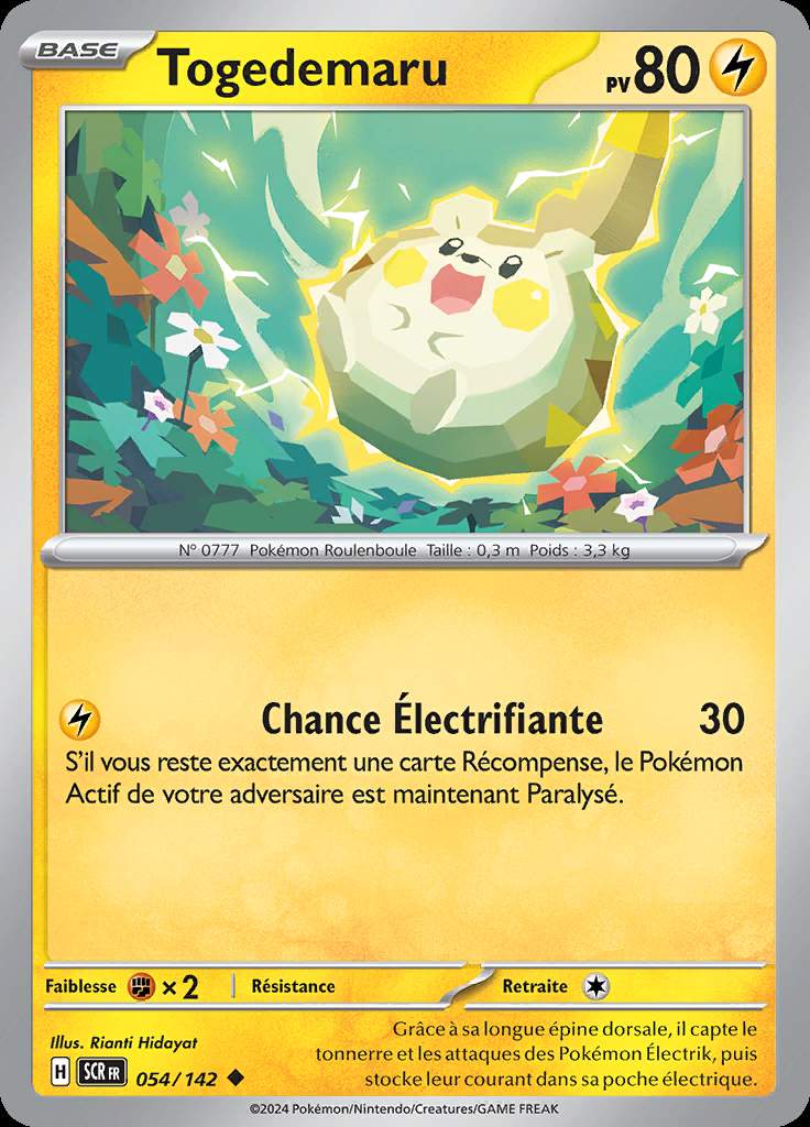Togedemaru 054/142 — Couronne Stellaire