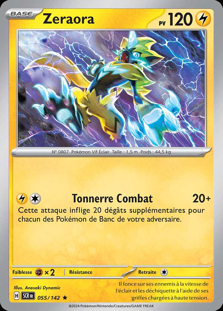 Zeraora 055/142 — Couronne Stellaire