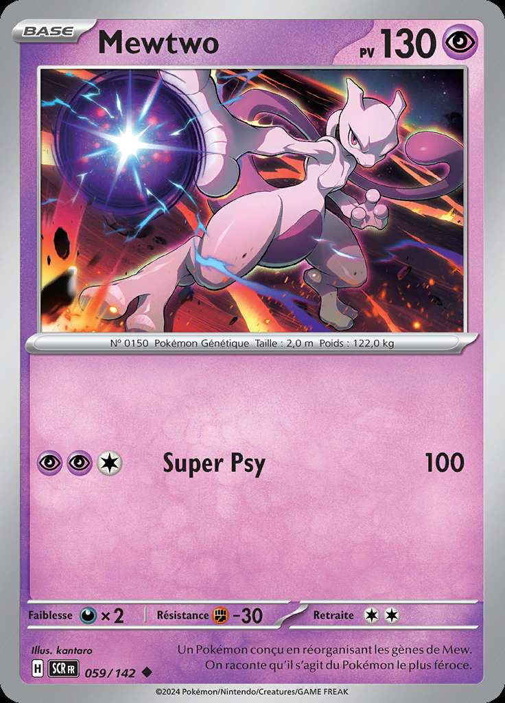 Mewtwo 059/142 — Couronne Stellaire