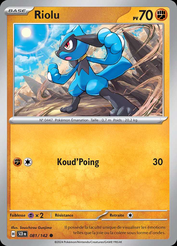 Riolu 081/142 — Couronne Stellaire
