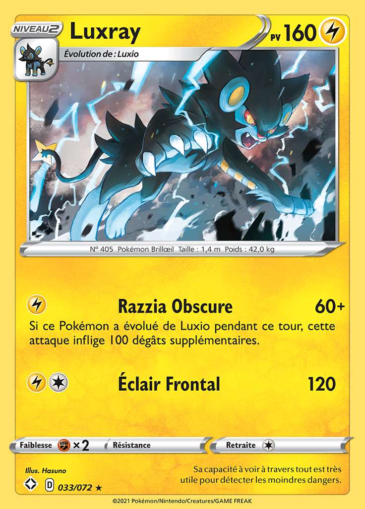Luxray 033/072 — Destinées Radieuses