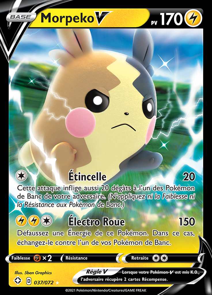 Morpeko V 037/072 — Destinées Radieuses