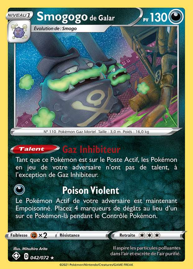 Smogogo de Galar 042/072 — Destinées Radieuses