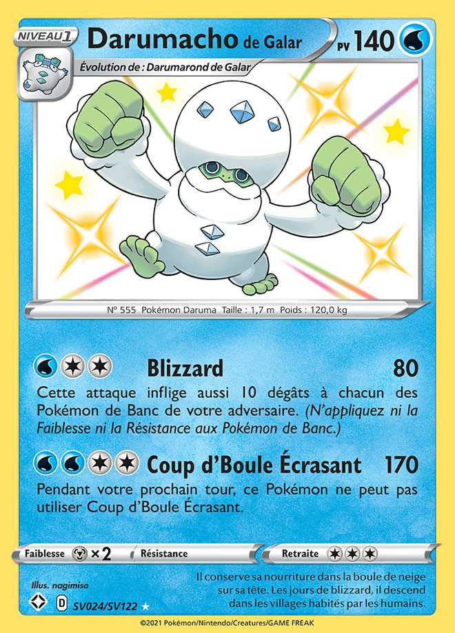 Darumacho de Galar SV024/SV122 — Destinées Radieuses
