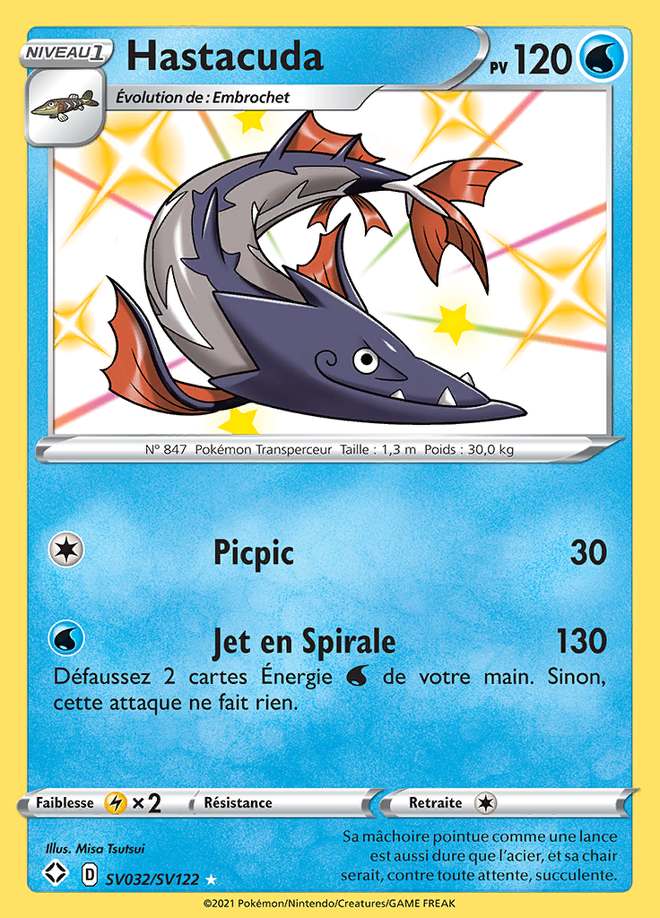Hastacuda SV032/SV122 — Destinées Radieuses