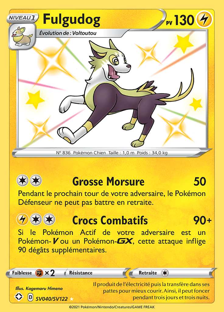 Fulgudog SV040/SV122 — Destinées Radieuses