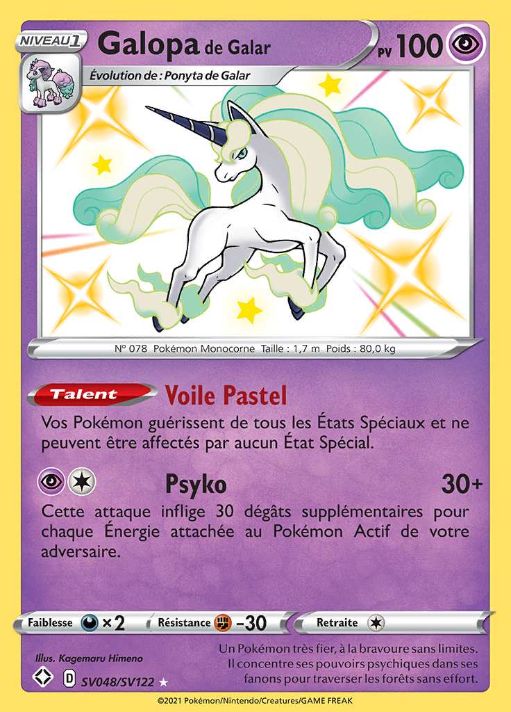 Galopa de Galar SV048/SV122 — Destinées Radieuses