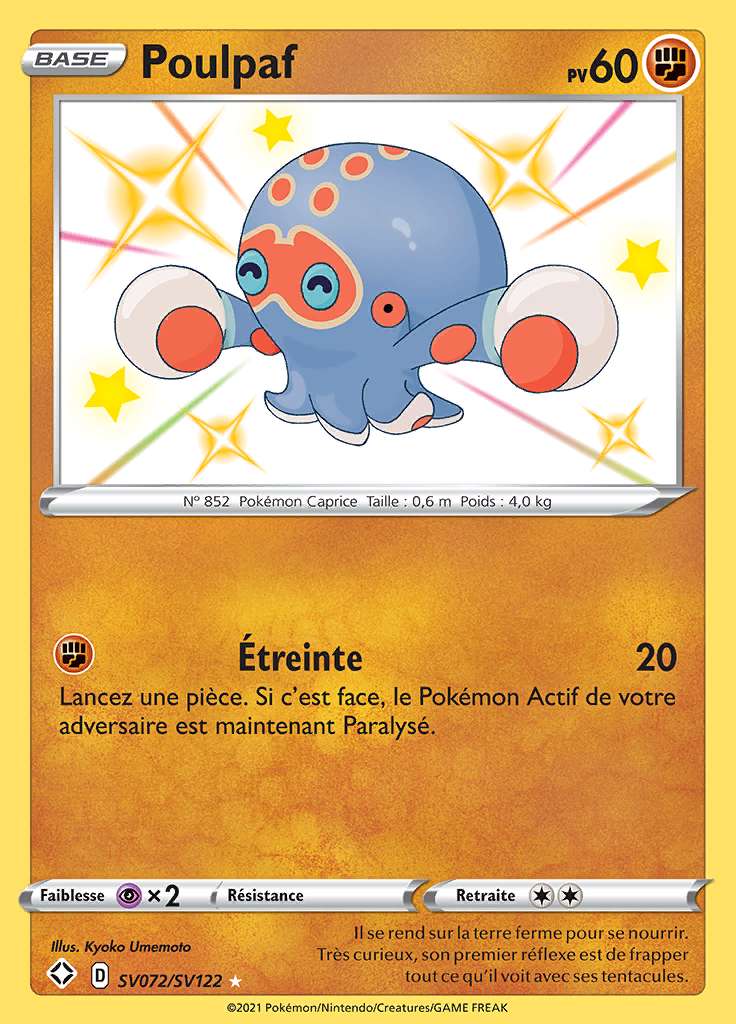 Poulpaf SV072/SV122 — Destinées Radieuses