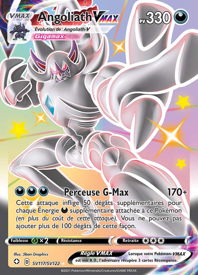 Angoliath VMAX SV117/SV122 — Destinées Radieuses