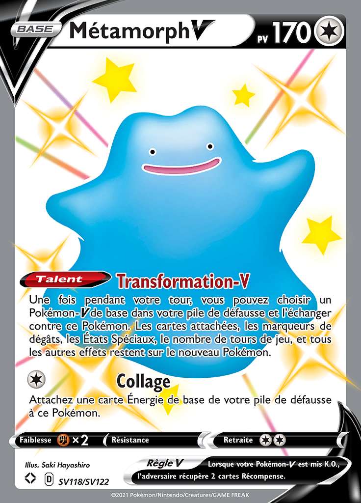 Métamorph V SV118/SV122 — Destinées Radieuses