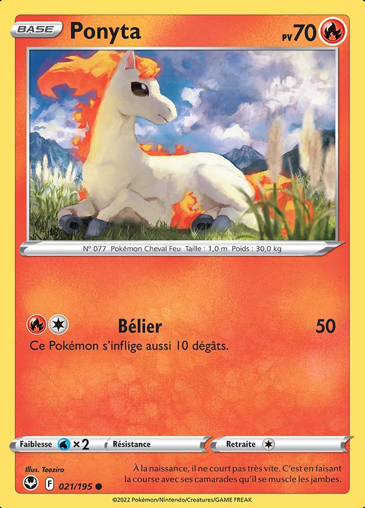 Ponyta 021/195 — Tempête Argentée