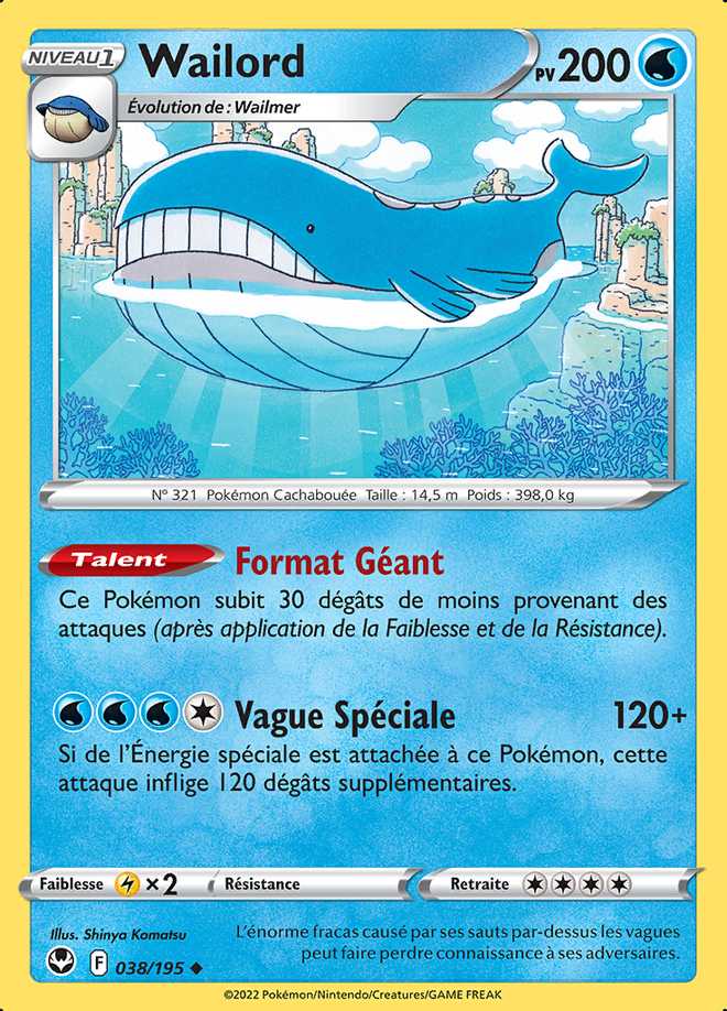 Wailord 038/195 — Tempête Argentée