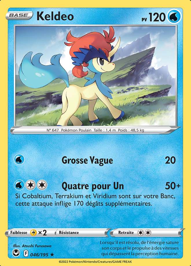 Keldeo 046/195 — Tempête Argentée