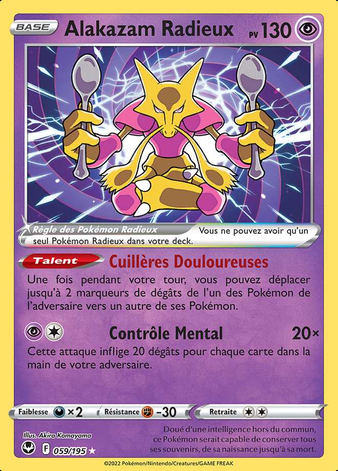 Alakazam Radieux 059/195 — Tempête Argentée